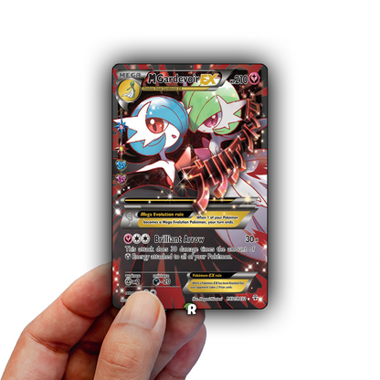 Mega Gardevoir Text Credit Card Skin