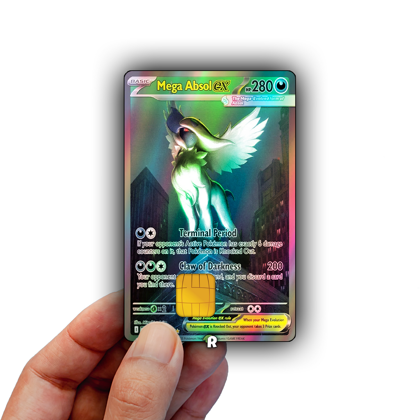 Mega Absol Credit Card Skin