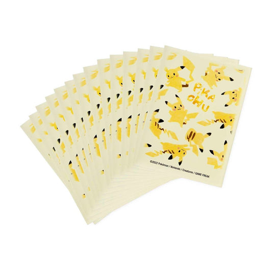 Pikachu Allover V2 Pokemon Card Sleeves - Official Standard Size