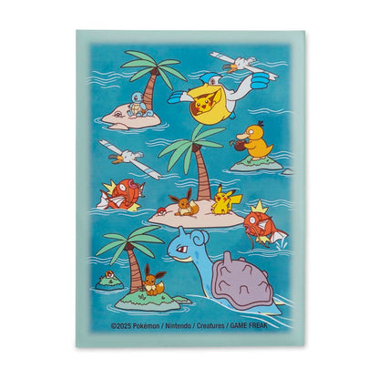 Sunny Sea Pokemon Card Sleeves - Official Standard Size