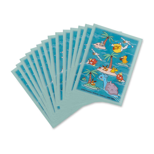 Sunny Sea Pokemon Card Sleeves - Official Standard Size