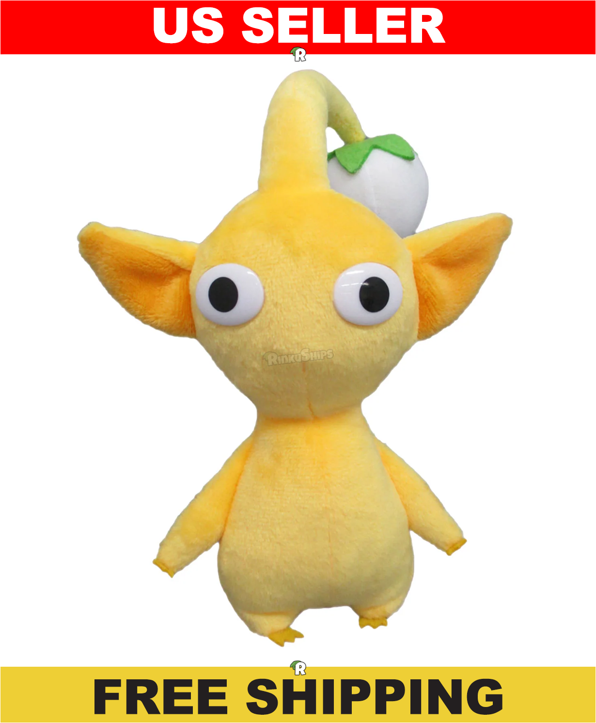 Yellow Pikmin 7" Nintendo Little Buddy Licensed Plush