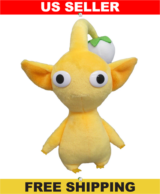 Yellow Pikmin 7" Nintendo Little Buddy Licensed Plush