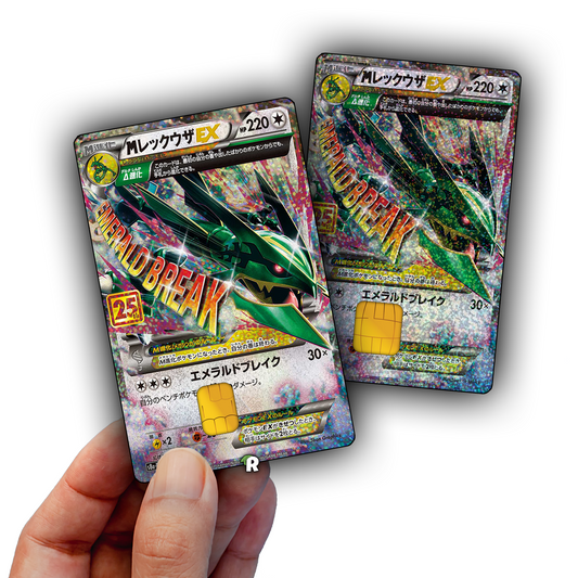 25th Anniversary Rayquaza Credit Card Skin