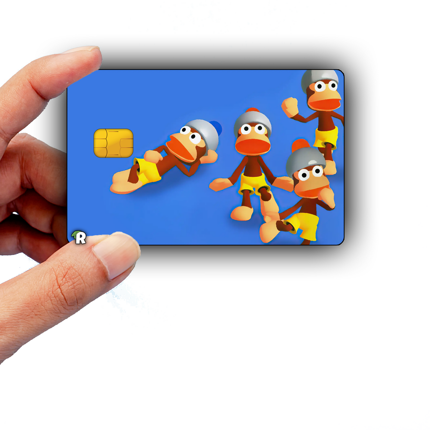 Ape Escape Monkeys Credit Card Skin