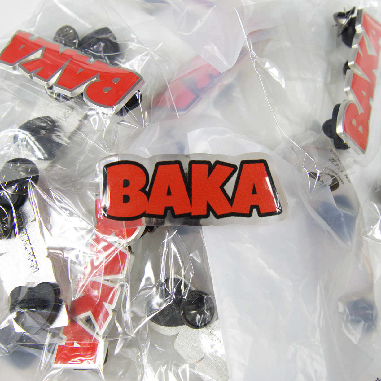 Baka Pin | Enamel Pin or Acrylic Pin | Comes with both Rubber and Metal Backings