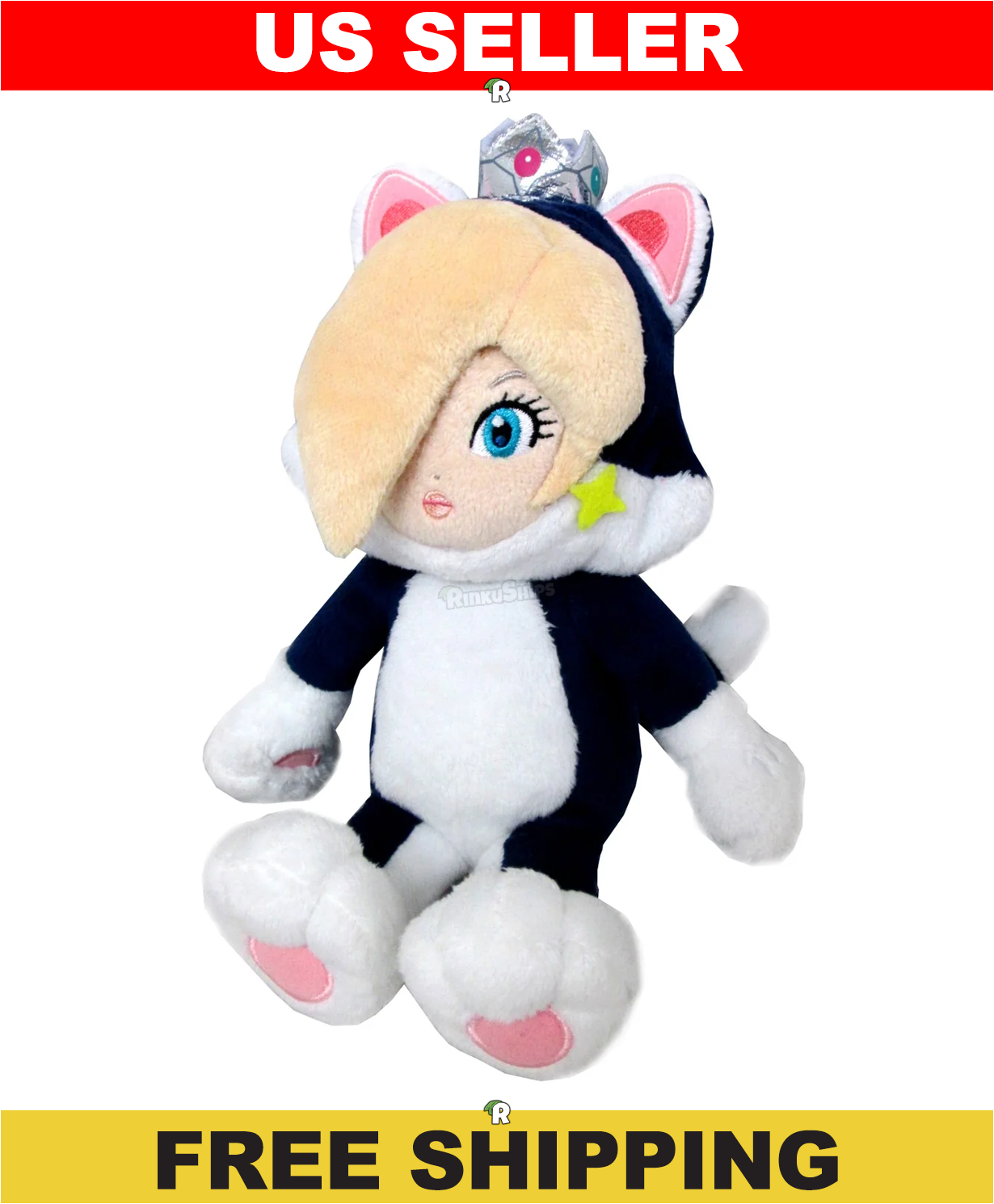 Cat Rosalina 9" Nintendo Little Buddy Licensed Plush