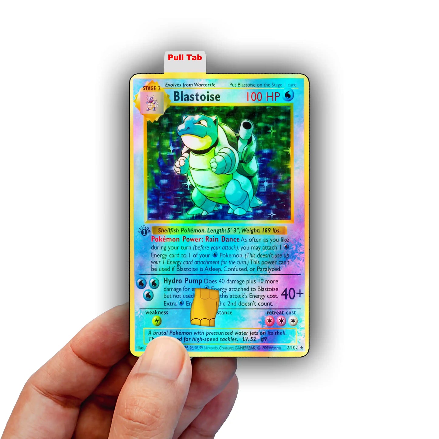 Blastoise Base Set Credit Card Skin