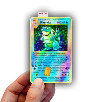 Blastoise Base Set Credit Card Skin