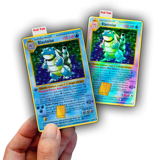 Blastoise Base Set Credit Card Skin
