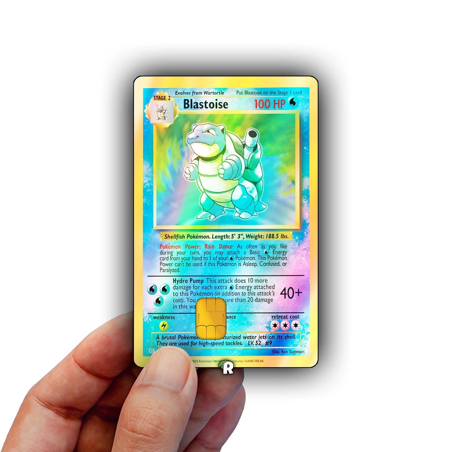 Blastoise Credit Card Skin