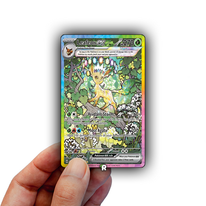 Terastal Leafeon Credit Card Skin