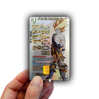 Goku Ground-Shaking Fury Credit Card Skin