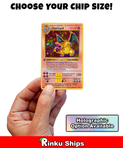 Charizard Base Set Credit Card Skin