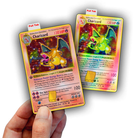 Charizard Base Set Credit Card Skin