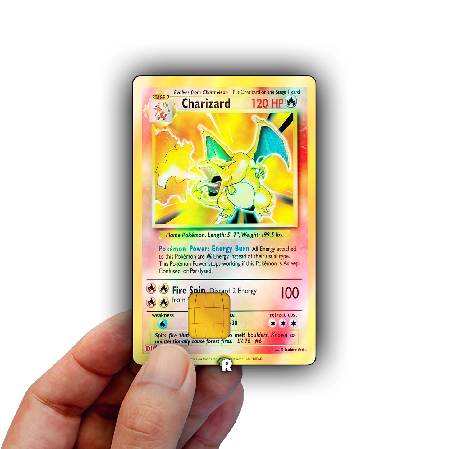 Charizard Credit Card Skin