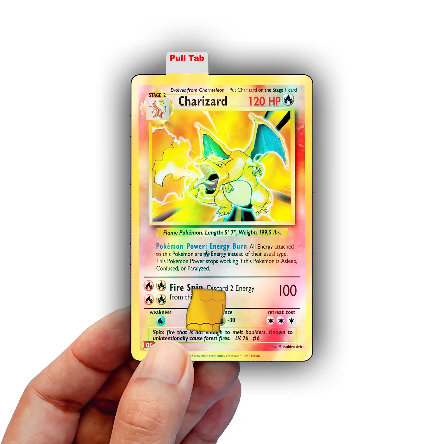 Charizard Credit Card Skin