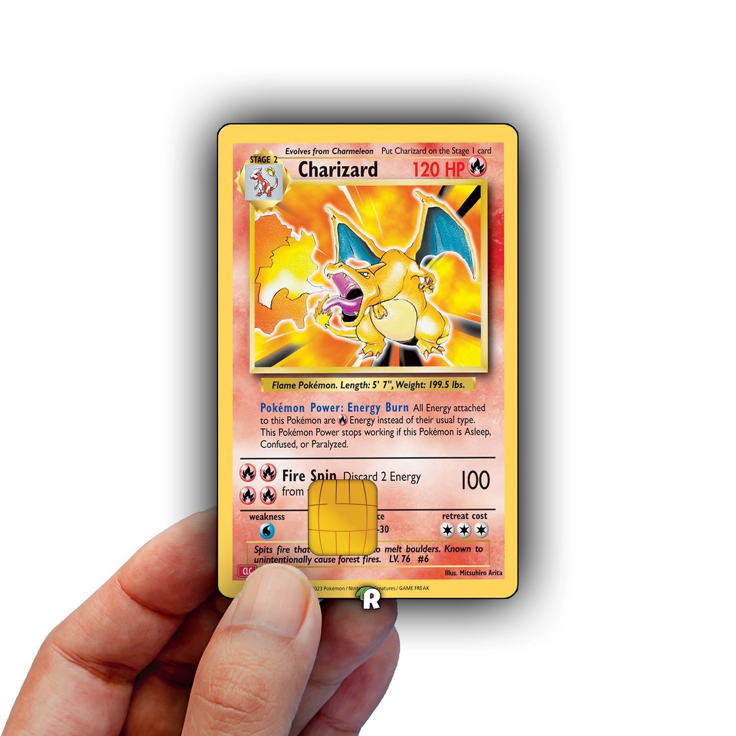 Charizard Credit Card Skin