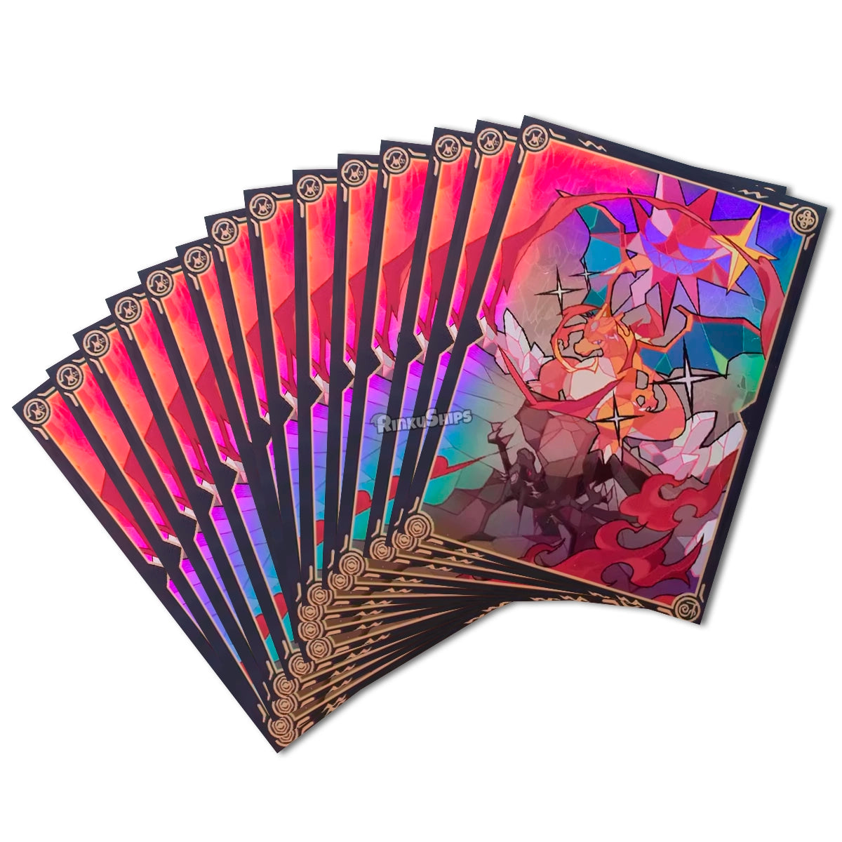 Charizard vs Shiny Card Sleeves