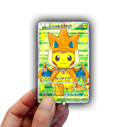 Charizard Y Pikachu Credit Card Skin