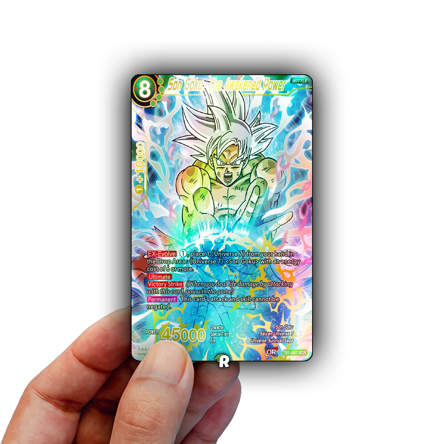 Goku, The Awakened Power Credit Card Skin