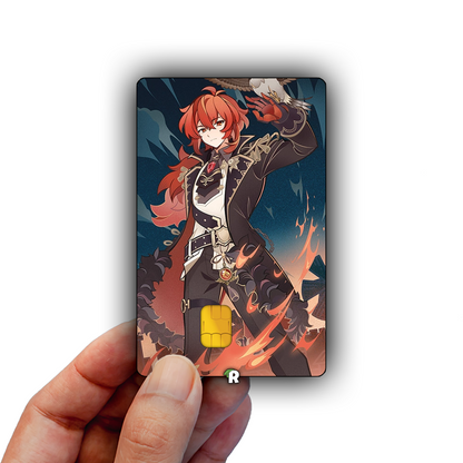 Diluc Credit Card Skin
