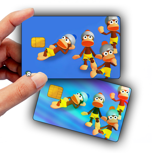 Ape Escape Monkeys Credit Card Skin