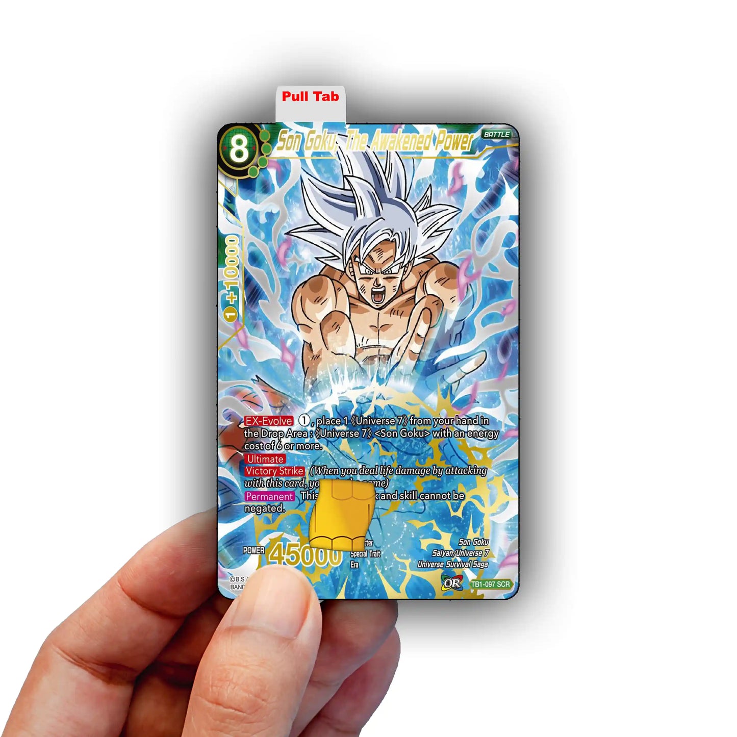 Goku Awakened Power Credit Card Skin