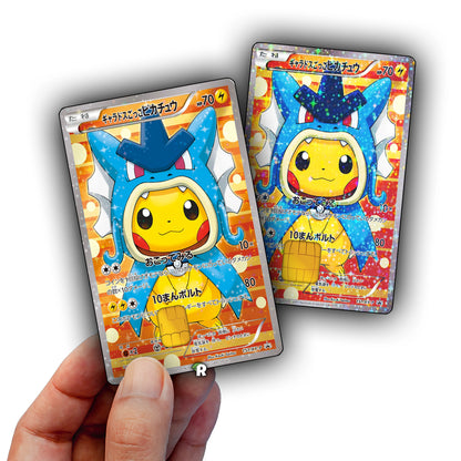 Gyarados Pikachu Credit Card Skin