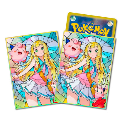 Lillie & Clefairy Stained Glass Card Sleeves