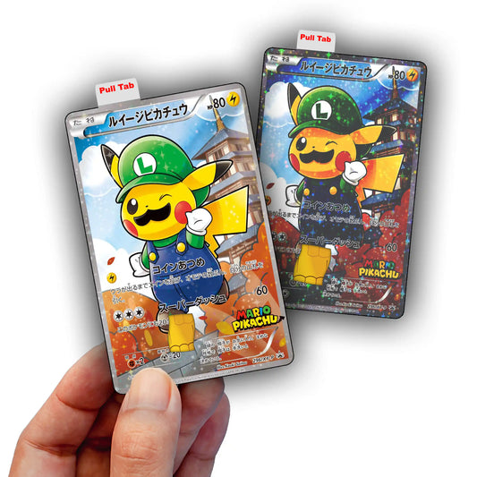 Luigi Pikachu Credit Card Skin