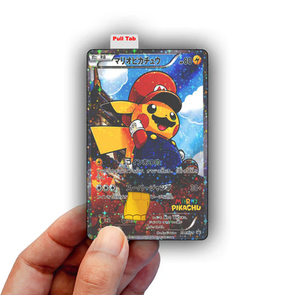 Mario Pikachu Credit Card Skin