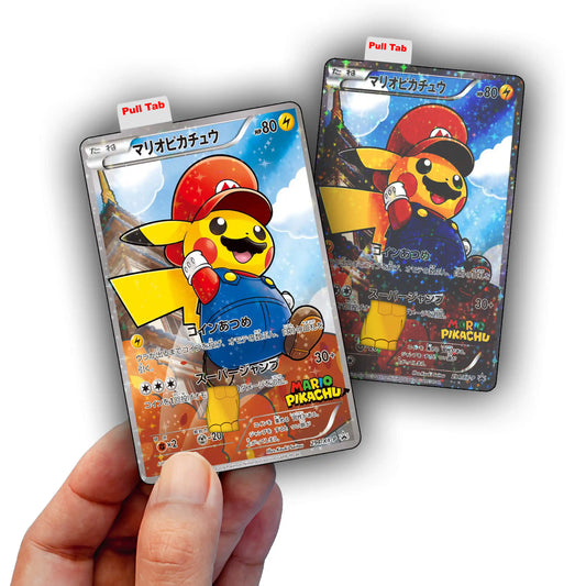 Mario Pikachu Credit Card Skin