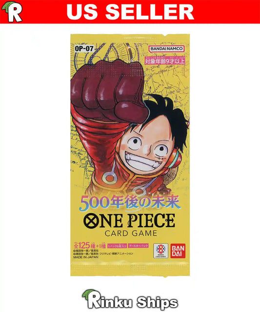 500 Years in the Future Booster Pack [OP-07] One Piece - Factory Sealed Japanese Cards