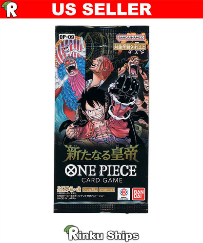 Emperors of the New World Booster Pack [OP-09] One Piece - Factory Sealed Japanese Cards