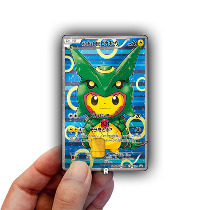 Rayquaza Pikachu Credit Card Skin