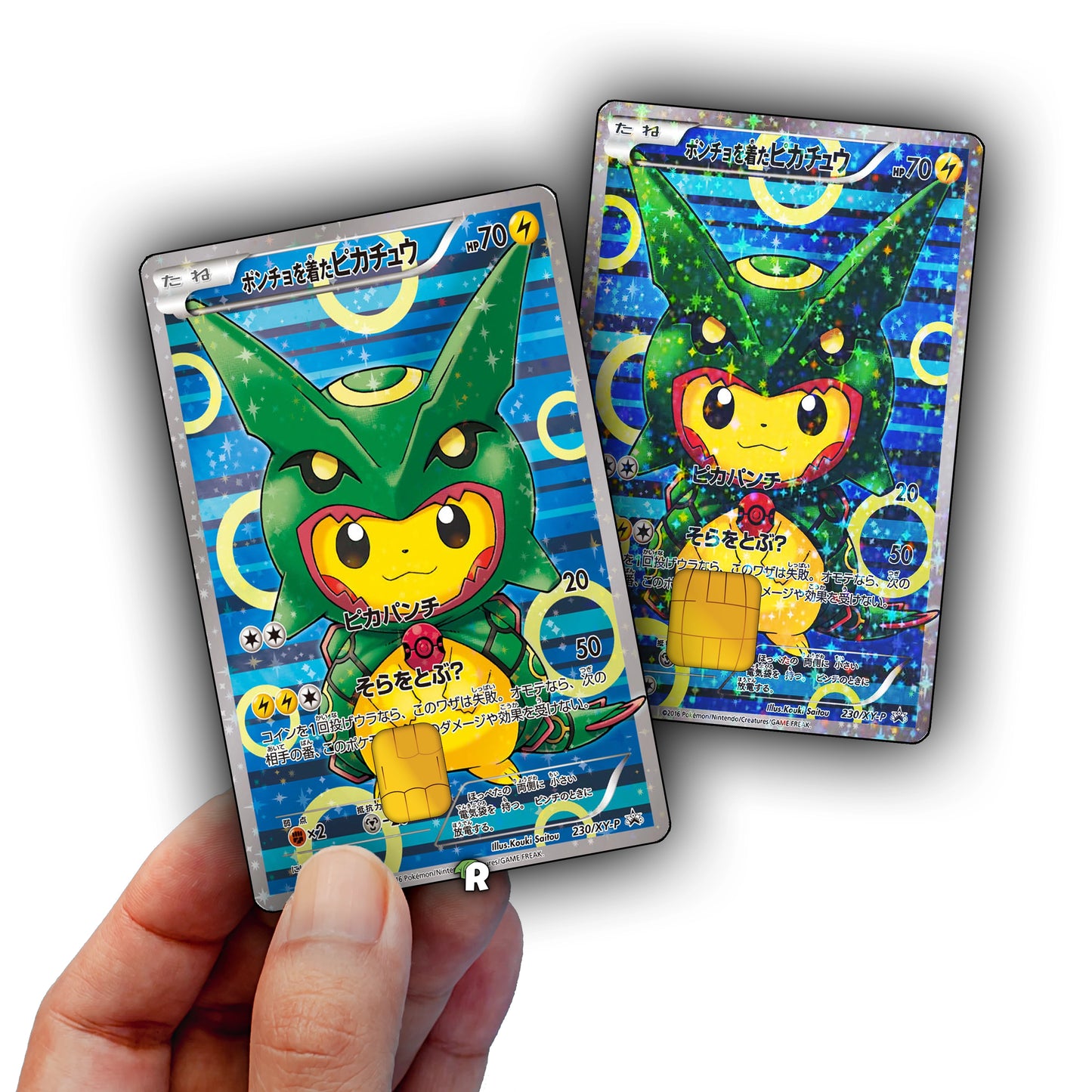 Rayquaza Pikachu Credit Card Skin