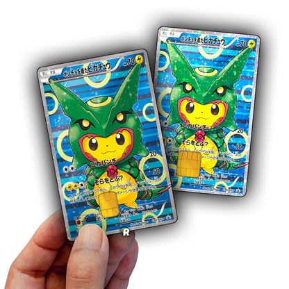 Rayquaza Pikachu Credit Card Skin