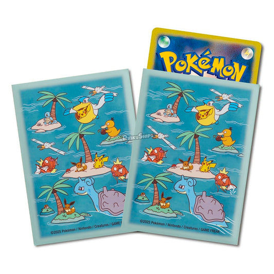 pokmon sunny sea card sleeves Ultra Pro UP Gallery Series Seaside Deck Protector for (65 Sleeves) : Toys & Games pokemon center original Have some fun in the sun with this 65 Pokemon Card Game TCG Deck