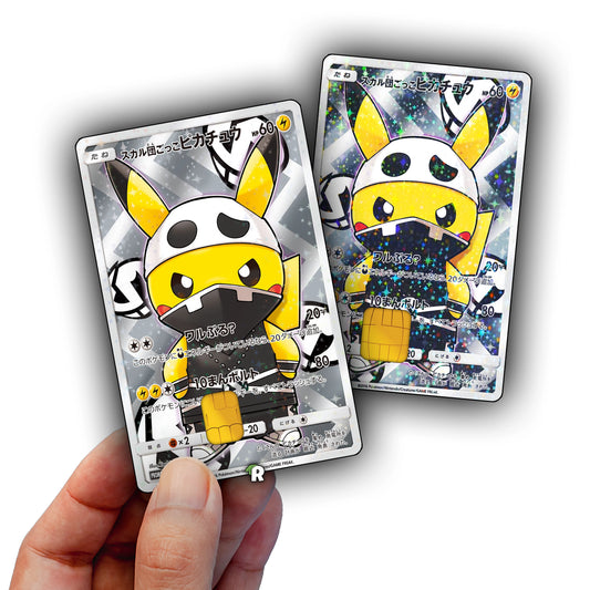 Team Skull Pikachu Credit Card Skin