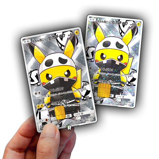 Team Skull Pikachu Credit Card Skin