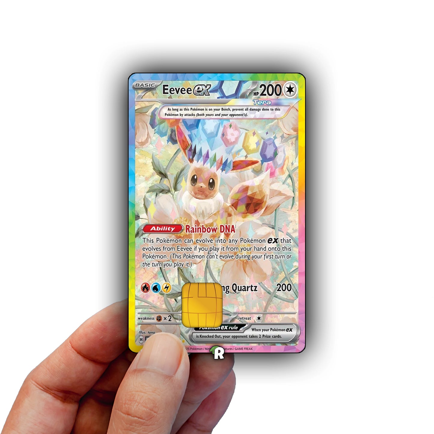 Terastal Eevee Credit Card Skin