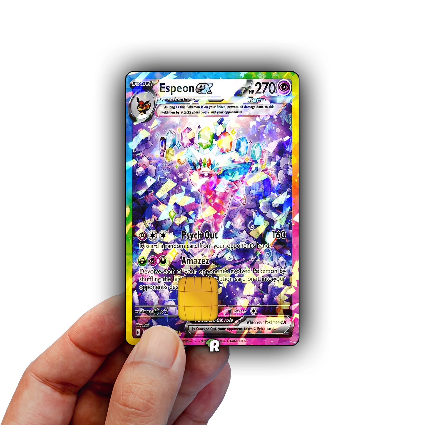 Terastal Espeon Credit Card Skin