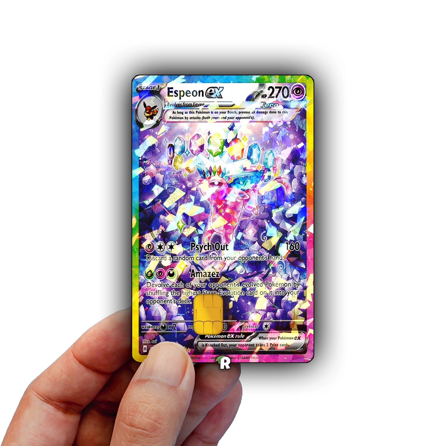 Terastal Espeon Credit Card Skin