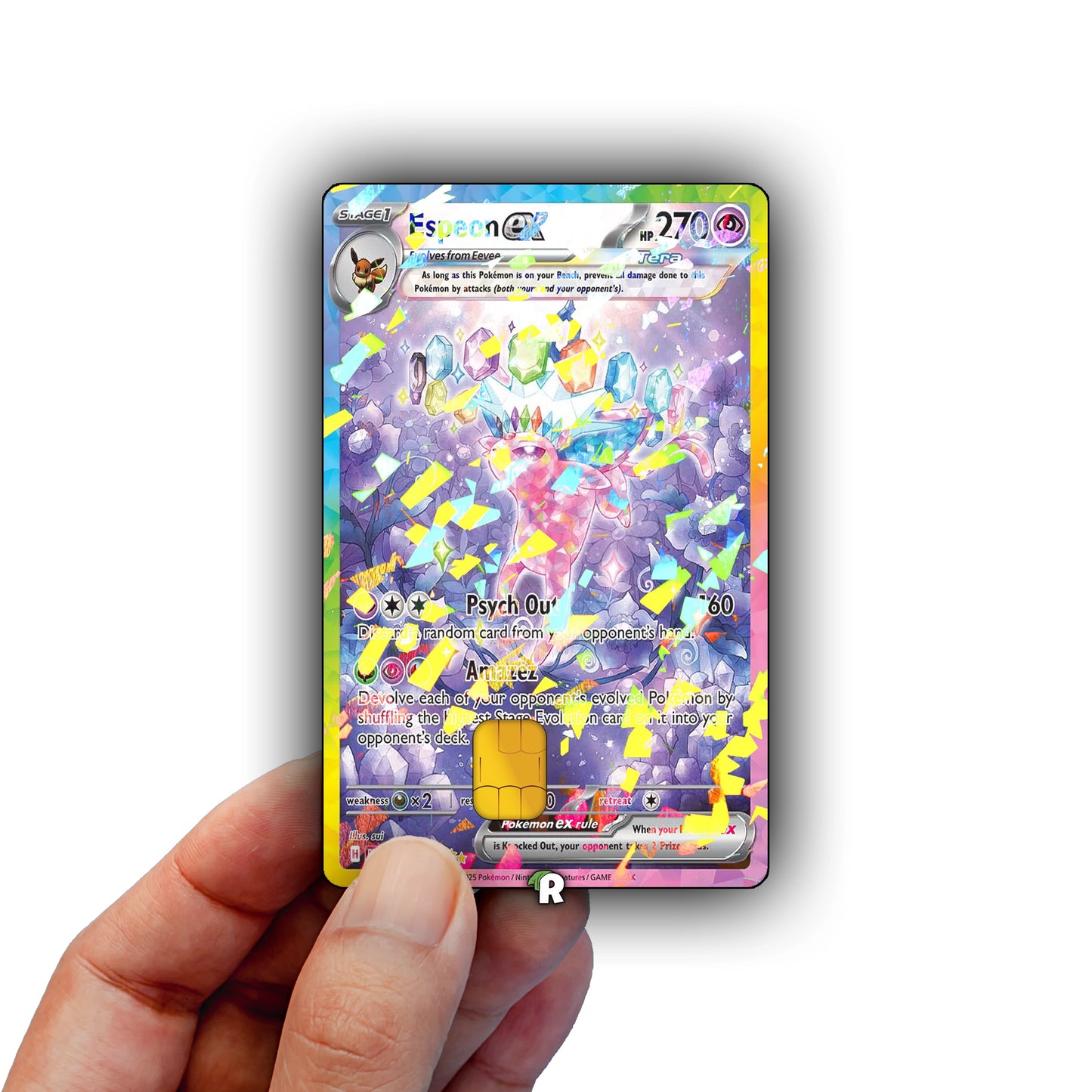 Terastal Espeon Credit Card Skin