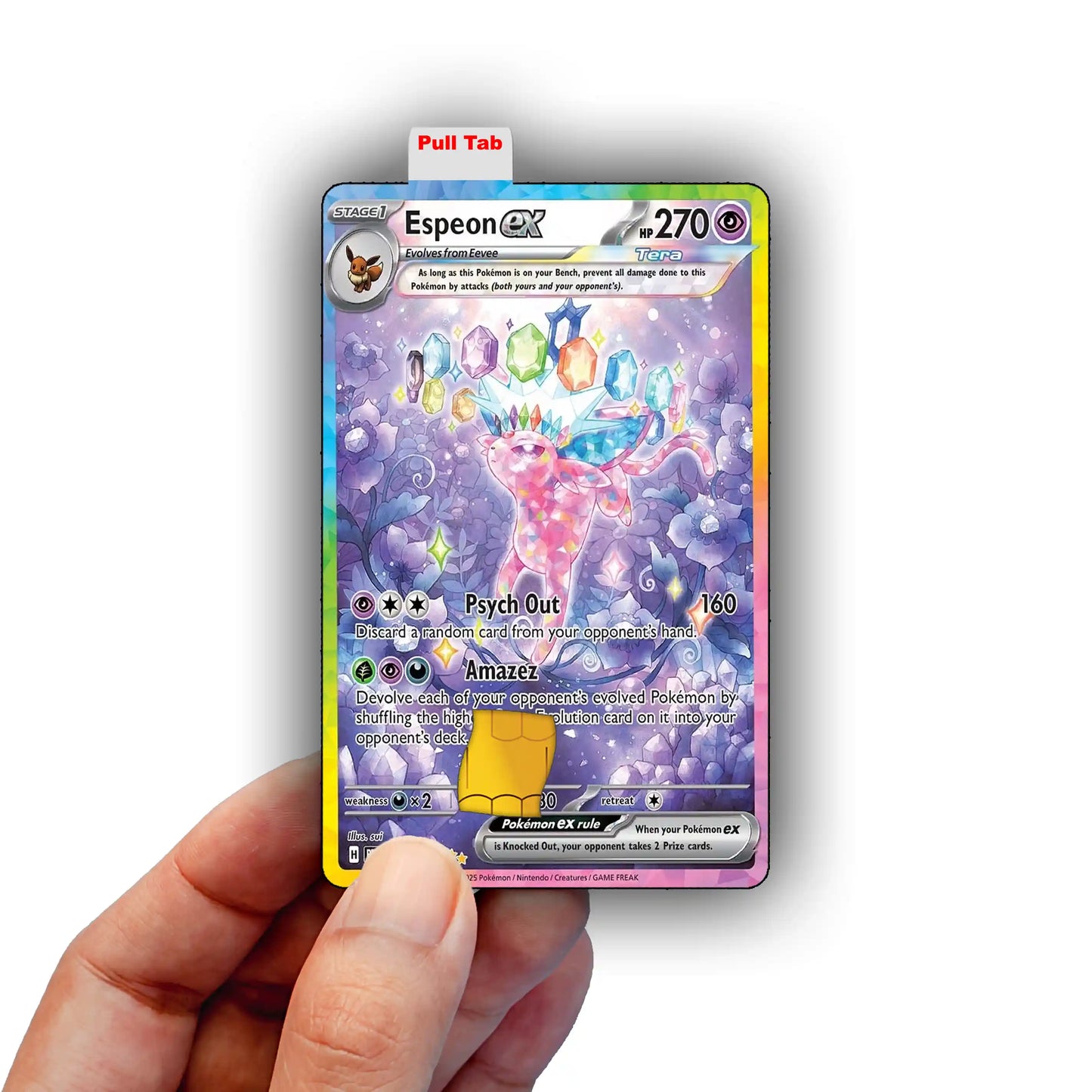 Terastal Espeon Credit Card Skin