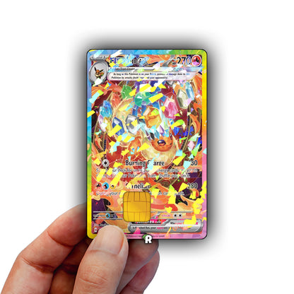 Terastal Flareon Credit Card Skin