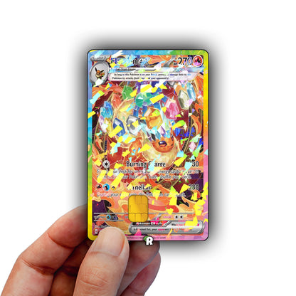 Terastal Flareon Credit Card Skin