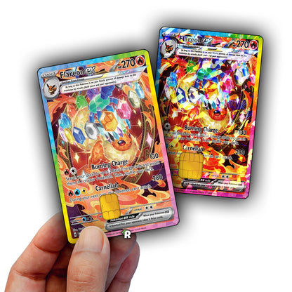 Terastal Flareon Credit Card Skin