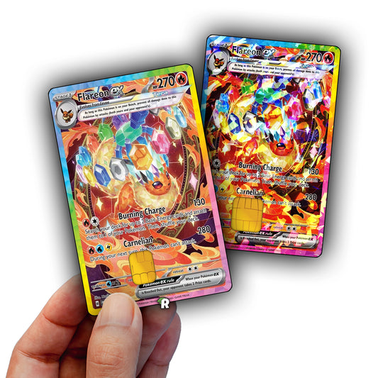 Terastal Flareon Credit Card Skin